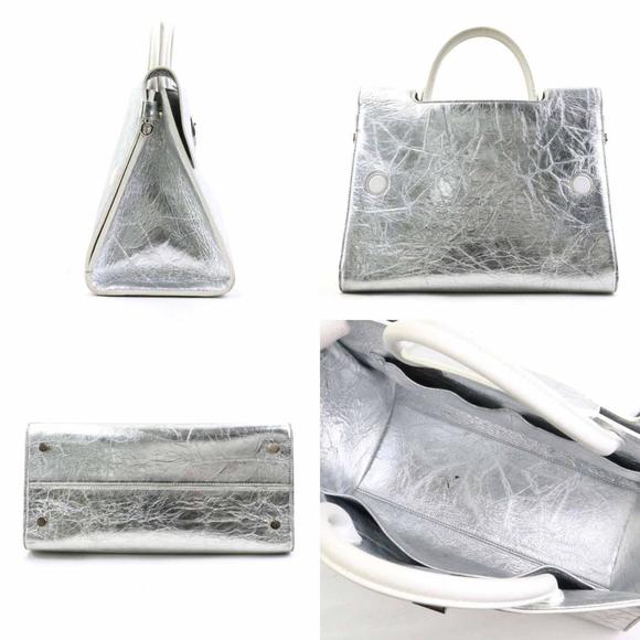 DIOR White Leather Shoulder Bag - Picture 2 of 5